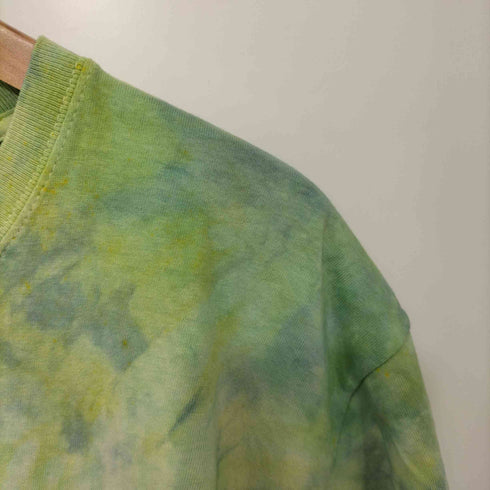 フルギ YAZBEK 前面プリント タイダイ クルーネックTシャツ メンズ import:L