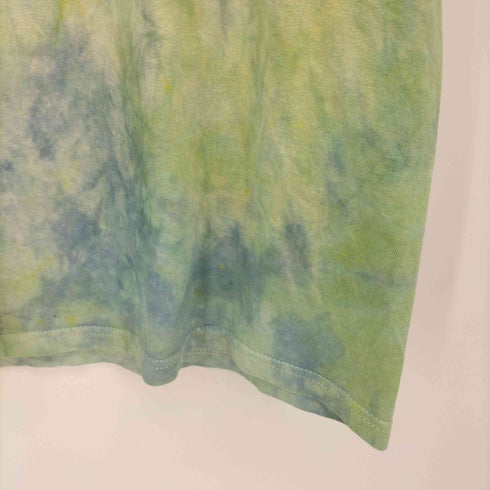 フルギ YAZBEK 前面プリント タイダイ クルーネックTシャツ メンズ import:L