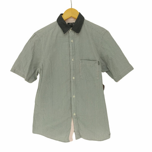 ステューシー Stussy ギンガムチェック クレリック S/S シャツ メンズ import:S
