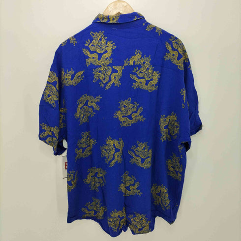 フルギ UN TIED 90-2000s 龍総柄 韓国製 レーヨンオープンカラーシャツ メンズ import:XL