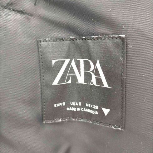 ザラ ZARA コントラスト ナイロン ジャケット レディース import:S