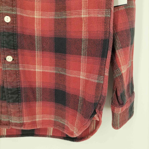 ポロラルフローレン POLO RALPH LAUREN ポケット コットン ネルチェックシャツ メンズ import:S