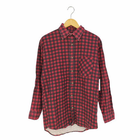 ピューリタン PURITAN コットンポリ ネルチェックシャツ メンズ import:M