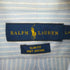 ラルフローレン RALPH LAUREN SLIM FIT ポニー刺繍 ボタンダウンストライプシャツ メンズ import:L
