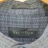 ヴァンヒューゼン VAN HEUSEN レーヨンポリ バンドカラーチェックシャツ メンズ import:L