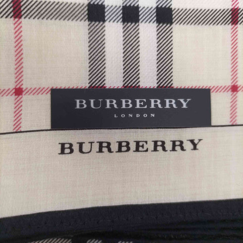 バーバリー BURBERRY チェック柄 花柄 3枚セット ハンカチ レディース