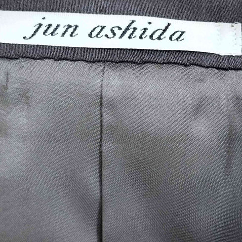 ジュンアシダ jun ashida ウールシルク ピークドラペル ダブルブレスト テーラードジャケット 2タックスラックス スーツセットアップ メンズ 94-82-175