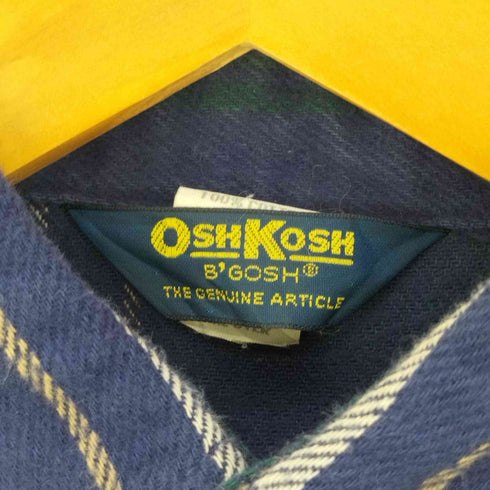 オシュコシュ OSHKOSH 三角タグ ボタンダウン ストライプ ネルシャツ メンズ LT