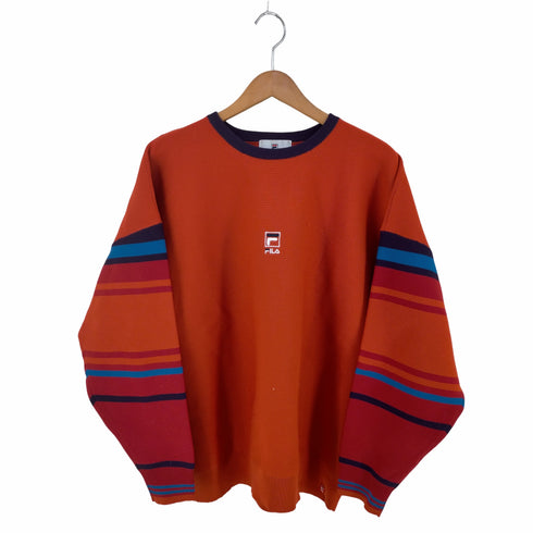 フィラ FILA GEKIROCK CLOTHING センター ロゴ スウェット メンズ JPN:S