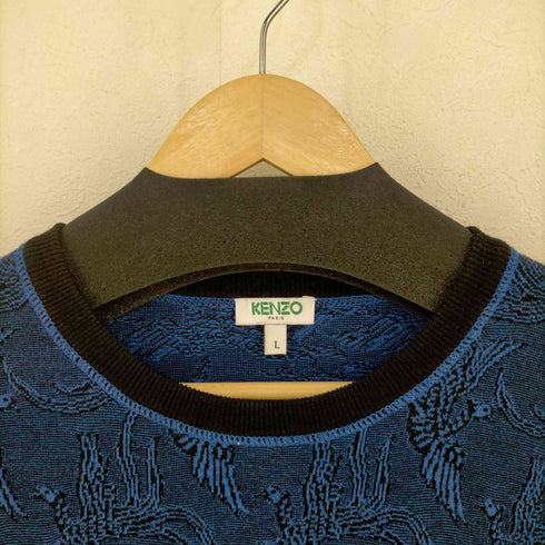 ケンゾーパリス KENZO PARIS 鳳凰柄 クルーネックニット メンズ import:L