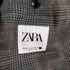 ザラ ZARA グレンチェック 2Bテーラードジャケット メンズ EUR:50