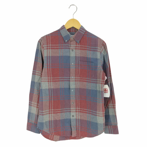 アウターノウン OUTERKNOWN ボタンダウンチェックシャツ メンズ import:XS