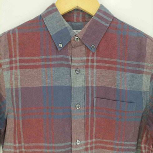 アウターノウン OUTERKNOWN ボタンダウンチェックシャツ メンズ import:XS