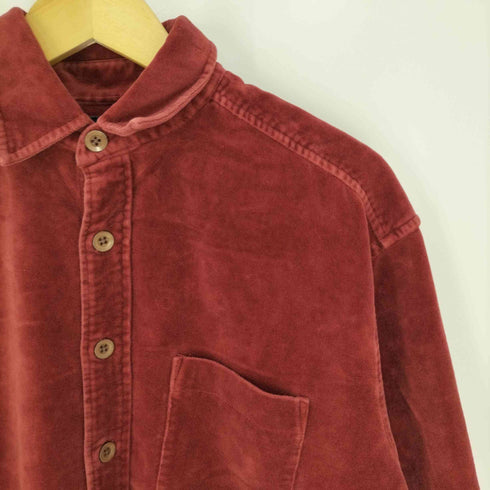 バナナリパブリック BANANA REPUBLIC ポルトガル製 ベロアシャツ メンズ import:S