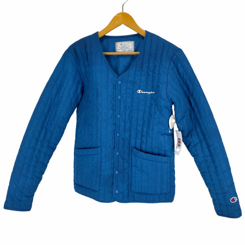 チャンピオン Champion ロゴ刺繍ノーカラー中綿ジャケット メンズ JPN:M