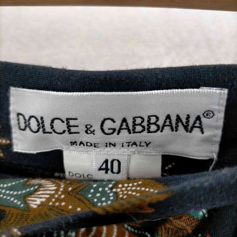 ドルチェアンドガッバーナ DOLCE&GABBANA 花柄アシンメトリースカート レディース JPN:40