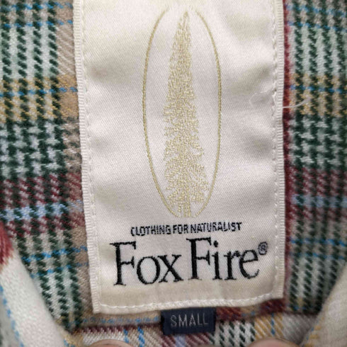 フォックスファイヤー Fox Fire チェック柄 ネルシャツ メンズ JPN:S