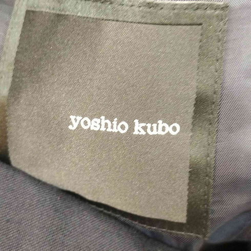 ヨシオクボ yoshio kubo ゴールドプリントテーラードジャケット メンズ JPN:2