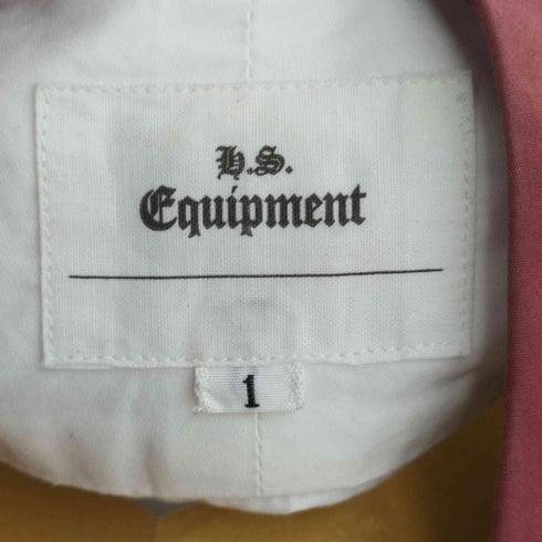 エキップモン EQUIPMENT バイカラーシャツ メンズ JPN:1