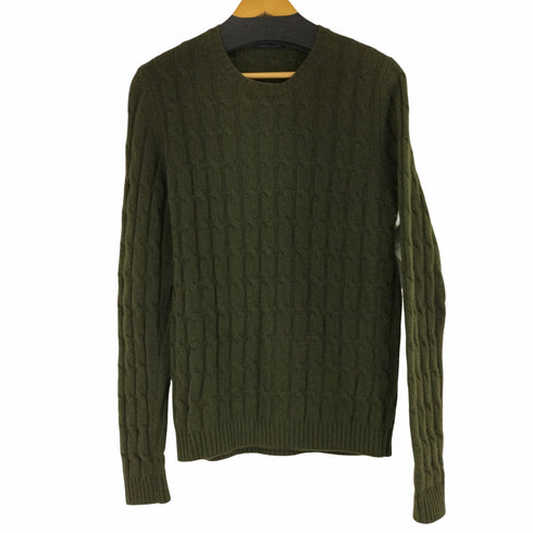 ロベルトコリーナ ROBERTO COLLINA カシミヤ混ケーブルニット メンズ