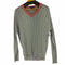 ジョンスメドレー JOHN SMEDLEY ケーブル編みVネックニット メンズ import:M