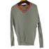 ジョンスメドレー JOHN SMEDLEY ケーブル編みVネックニット メンズ import:M