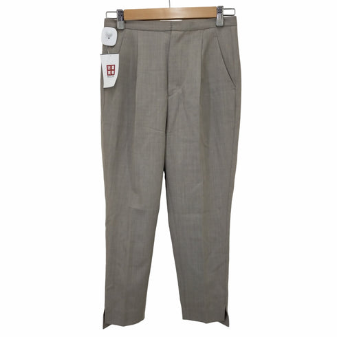 プラージュ PLAGE 21AW washable straight タックウールパンツ レディース DE:34