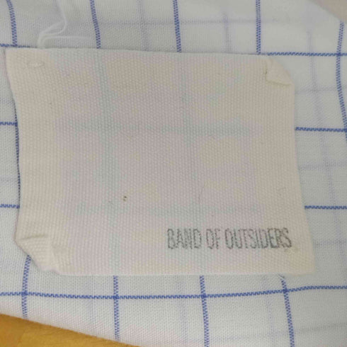 バンドオブアウトサイダーズ BAND OF OUTSIDERS チェック柄BDシャツ メンズ