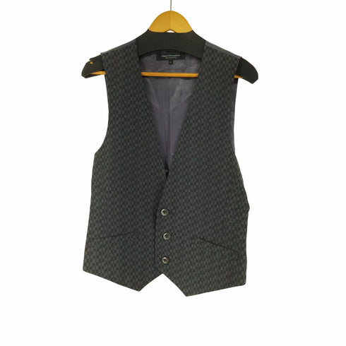 ジェネティックマニュピュレイション Genetic Manipulation チェッカー柄ベスト メンズ import:L