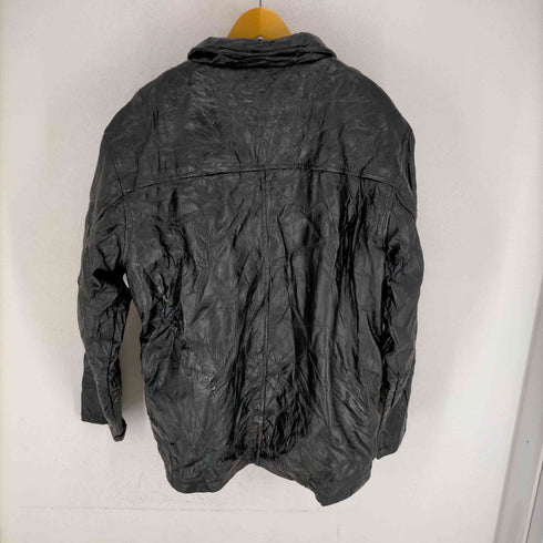 EXECUTIVE DIVISION ライナー付パッチワークレザージャケット メンズ JPN:XL