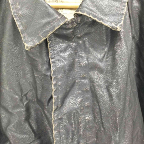BAILEYS POINT 袖リブ PVCレザー ジップアップ ジャケット ブルゾン メンズ import:XL