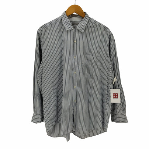 コムデギャルソンオム COMME des GARCONS HOMME 90S 田中オム ストライプ開襟長袖シャツ メンズ