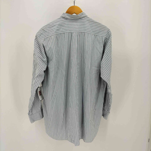 コムデギャルソンオム COMME des GARCONS HOMME 90S 田中オム ストライプ開襟長袖シャツ メンズ