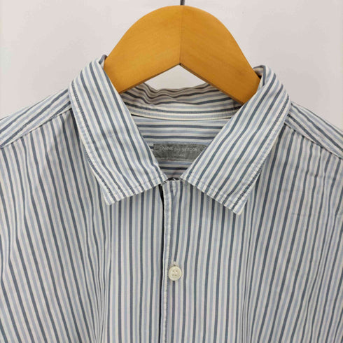 コムデギャルソンオム COMME des GARCONS HOMME 90S 田中オム ストライプ開襟長袖シャツ メンズ