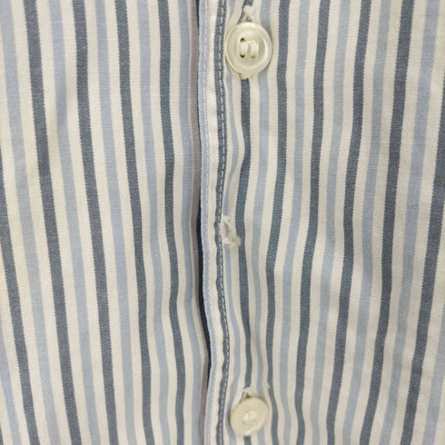 コムデギャルソンオム COMME des GARCONS HOMME 90S 田中オム ストライプ開襟長袖シャツ メンズ