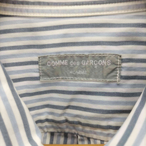 コムデギャルソンオム COMME des GARCONS HOMME 90S 田中オム ストライプ開襟長袖シャツ メンズ
