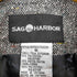 サグハーバー SAG HARBOR カラーネップヘリンボーンノーカラージップジャケット レディース UK:16