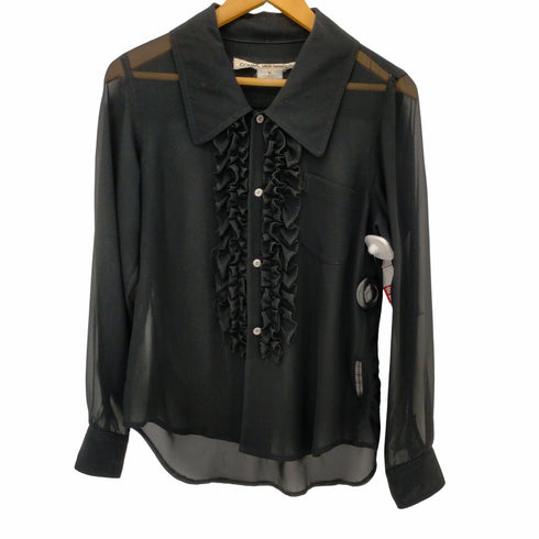 コムデギャルソン COMME des GARCONS シアーフリルシャツブラウス レディース JPN:M