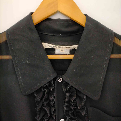 コムデギャルソン COMME des GARCONS シアーフリルシャツブラウス レディース JPN:M