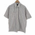 LESS W WARD ストライプ ボックス レギュラーカラーシャツ メンズ import:XL