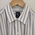 LESS W WARD ストライプ ボックス レギュラーカラーシャツ メンズ import:XL