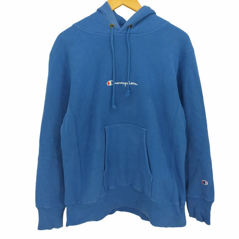 チャンピオン Champion REVERSE WEAVE 青タグ ロゴ刺繍 裏起毛 プルオーバー パーカー メンズ import:XL