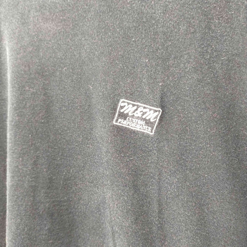 エムアンドエム M&M ワンポイント刺繍裾プリントクルーネックTシャツ メンズ JPN:XL