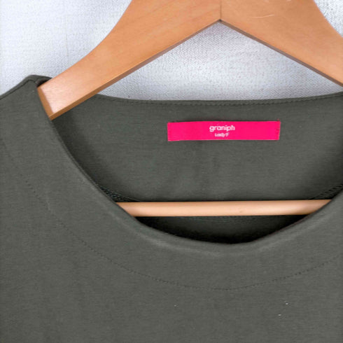デザインティーシャツストアグラニフ Design Tshirts Store graniph 切替ワンピース レディース FREE