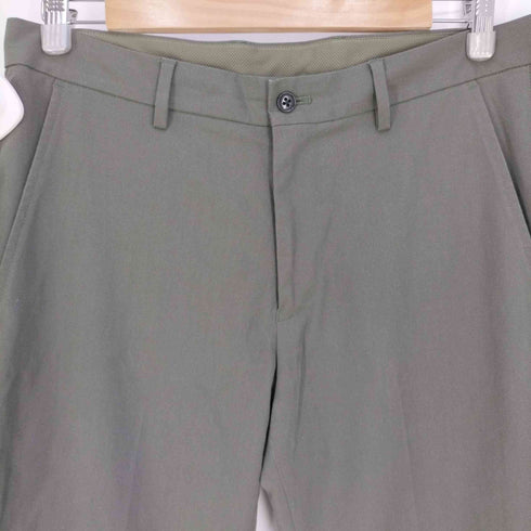 ユナイテッドアローズグリーンレーベルリラクシング UNITED ARROWS green label relaxing CM ポリエステルツイル ダブルヘムナロー パンツ メンズ JPN:L