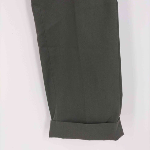 ユナイテッドアローズグリーンレーベルリラクシング UNITED ARROWS green label relaxing CM ポリエステルツイル ダブルヘムナロー パンツ メンズ JPN:L
