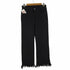 モノグラムデニムパンツ 裾フリンジ レディース JPN:XL
