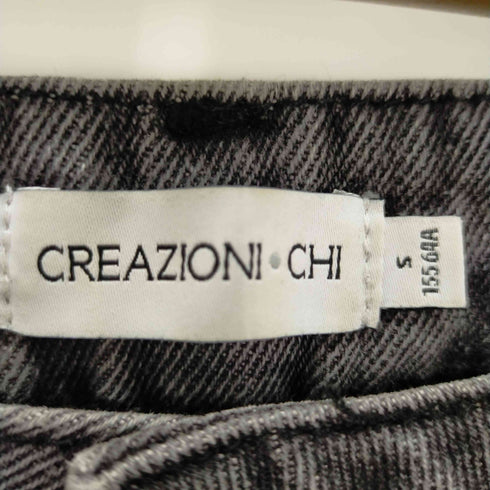 CREAZIONI CHI テーパードデニムパンツ バギーパンツ レディース JPN:S