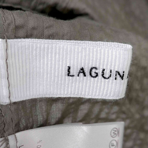 ラグナムーン Lagunamoon シアサッカー生地 シワ加工 ブラウス レディース FREE