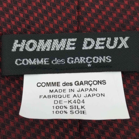 コムデギャルソンオムドゥ COMME des GARCONS HOMME DEUX シルクネクタイ 総柄ネクタイ メンズ